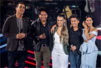 08/01/2018 - Candidato deTangará da Serra (MT) emociona Simone e Simaria e garante vaga no The Voice Kids
